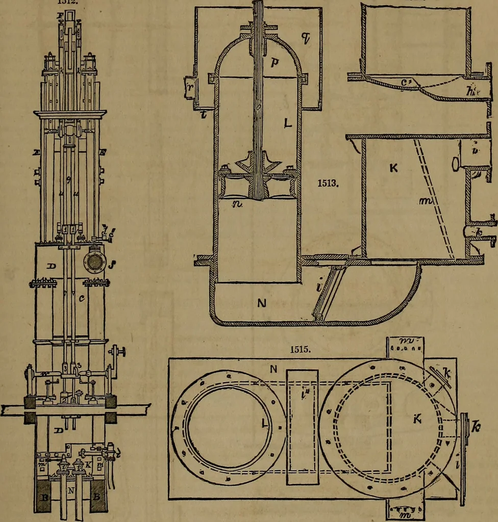 An illustration from Appleton's dictionary of machines, mechanics, engine-work, and engineering, 1861, leaf 588