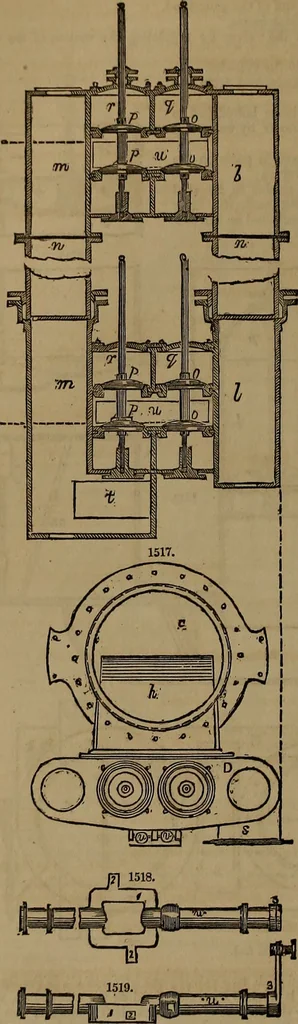 An illustration from Appleton's dictionary of machines, mechanics, engine-work, and engineering, 1861, leaf 589