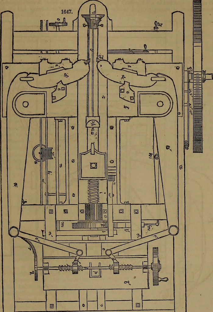 An illustration from Appleton's dictionary of machines, mechanics, engine-work, and engineering, 1861, leaf 652