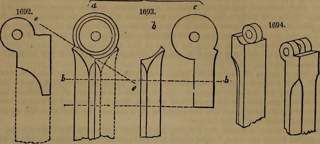 An illustration from Appleton's dictionary of machines, mechanics, engine-work, and engineering, 1861, leaf 664