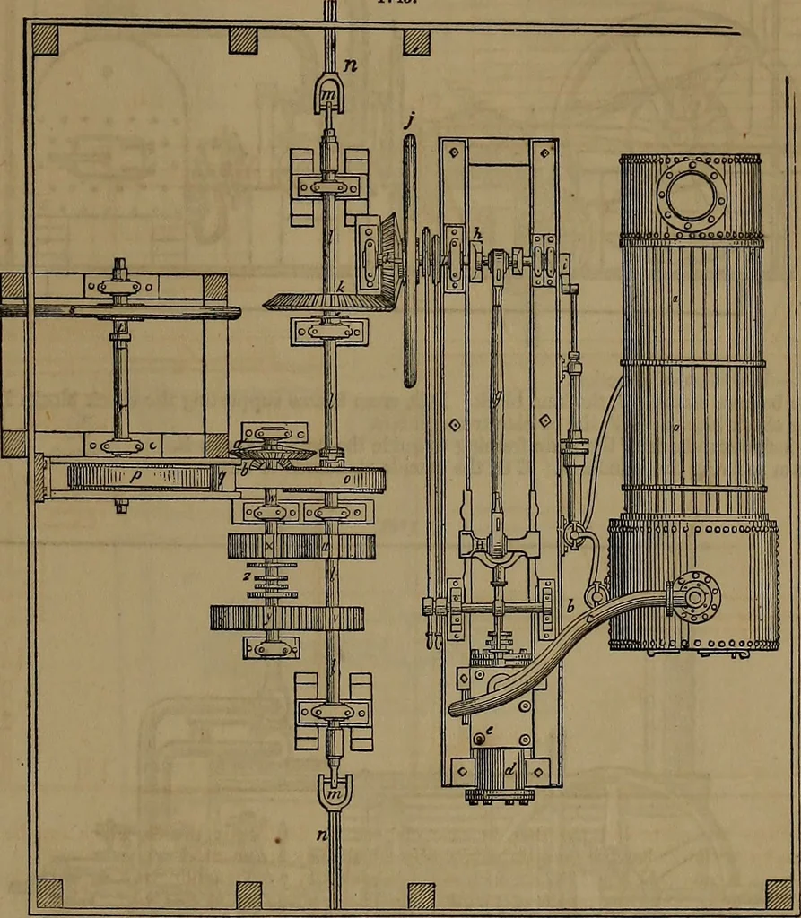 An illustration from Appleton's dictionary of machines, mechanics, engine-work, and engineering, 1861, leaf 686