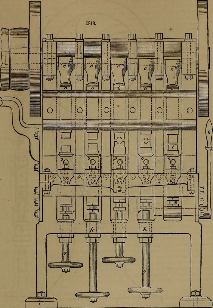 An illustration from Appleton's dictionary of machines, mechanics, engine-work, and engineering, 1861, leaf 716