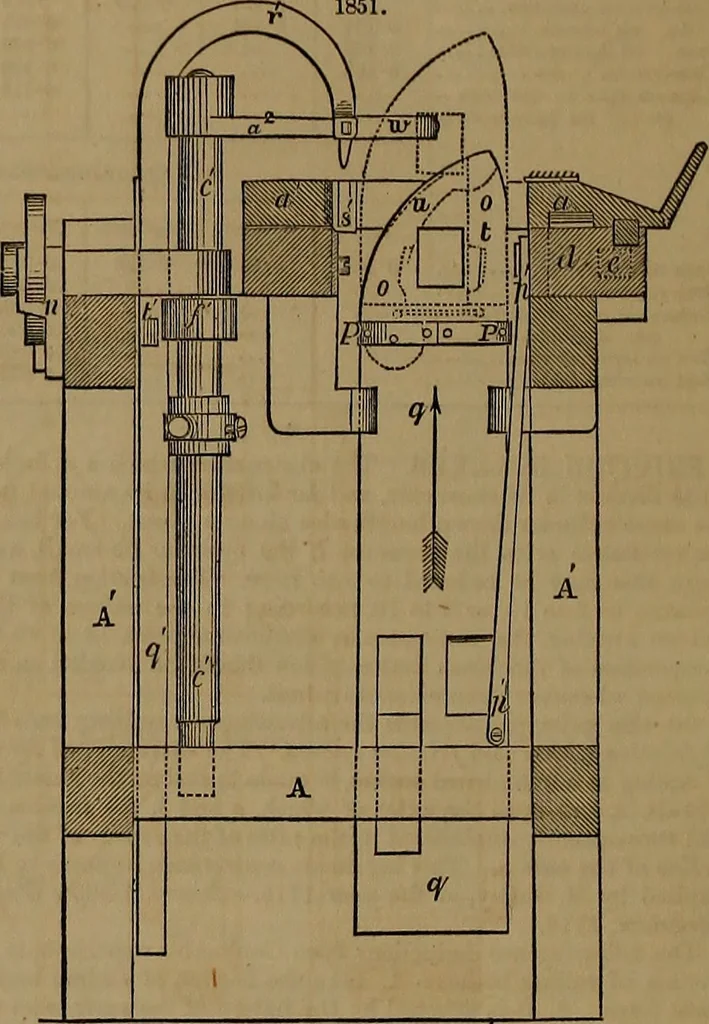 An illustration from Appleton's dictionary of machines, mechanics, engine-work, and engineering, 1861, leaf 733