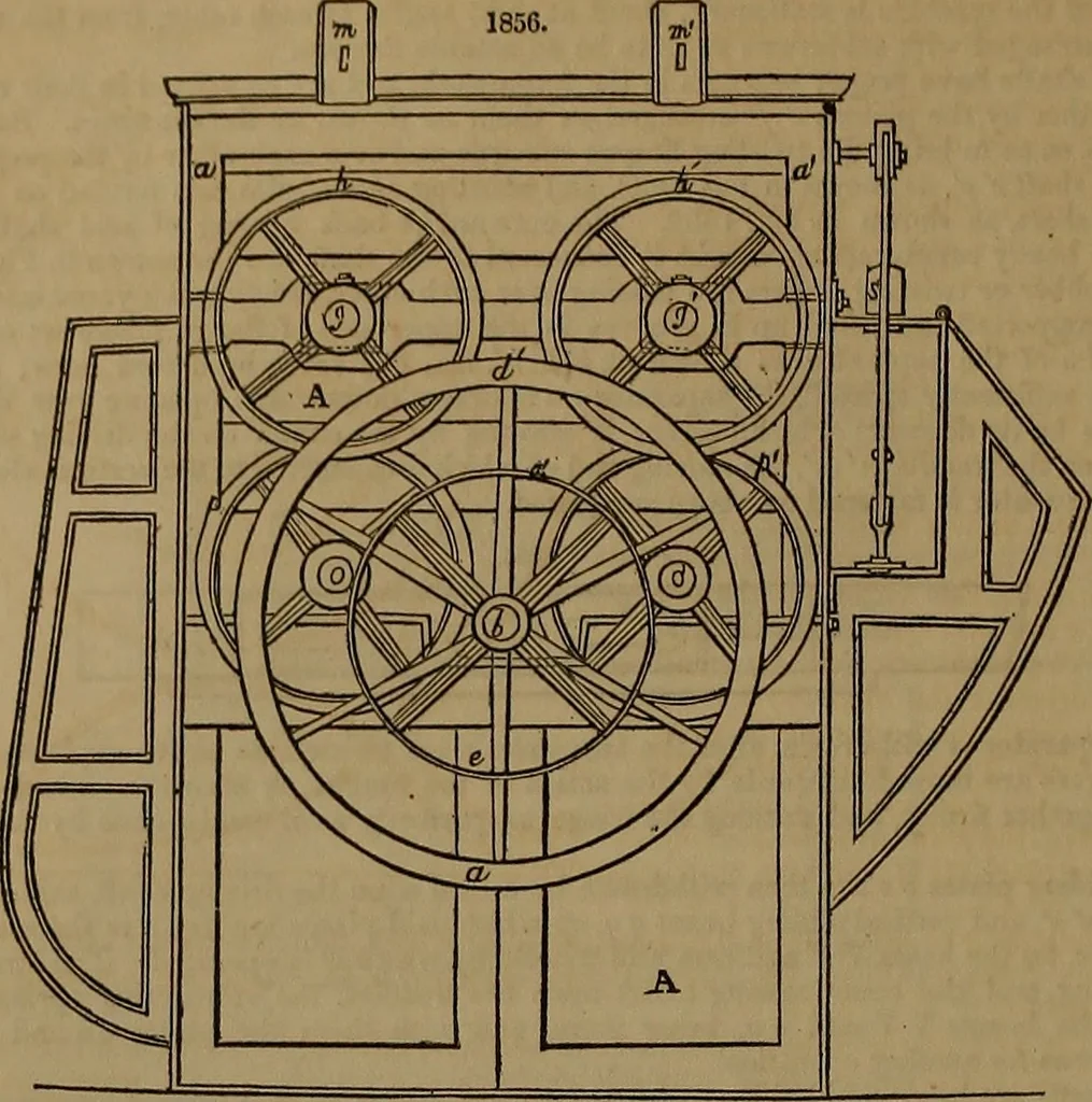An illustration from Appleton's dictionary of machines, mechanics, engine-work, and engineering, 1861, leaf 737