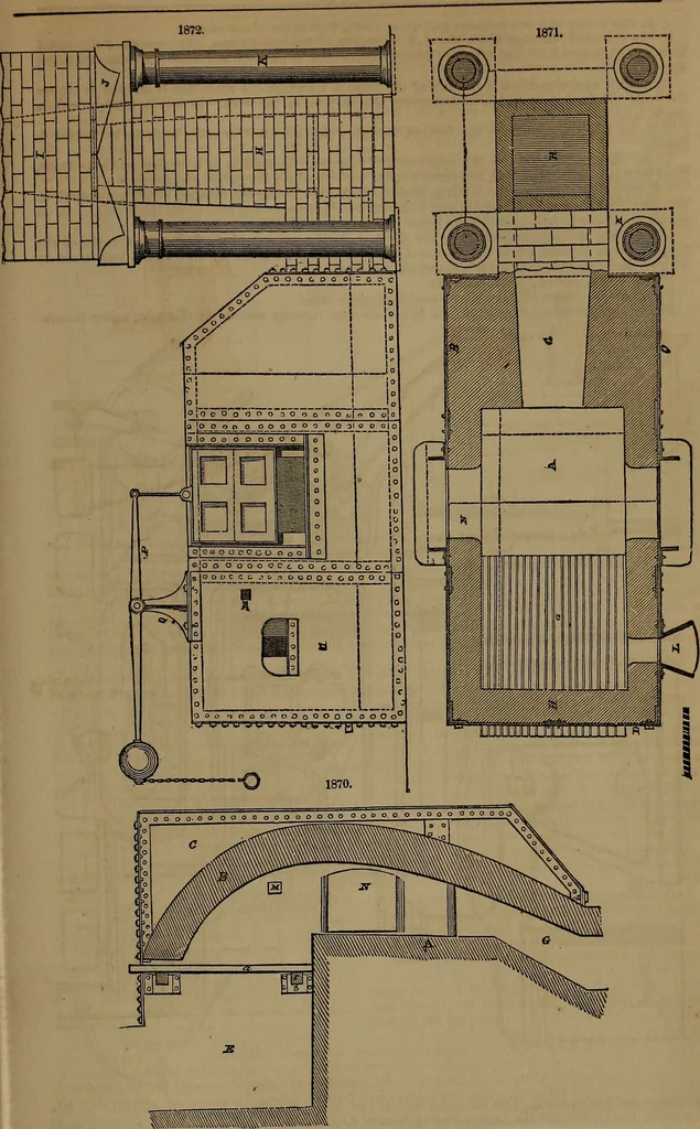 An illustration from Appleton's dictionary of machines, mechanics, engine-work, and engineering, 1861, leaf 744