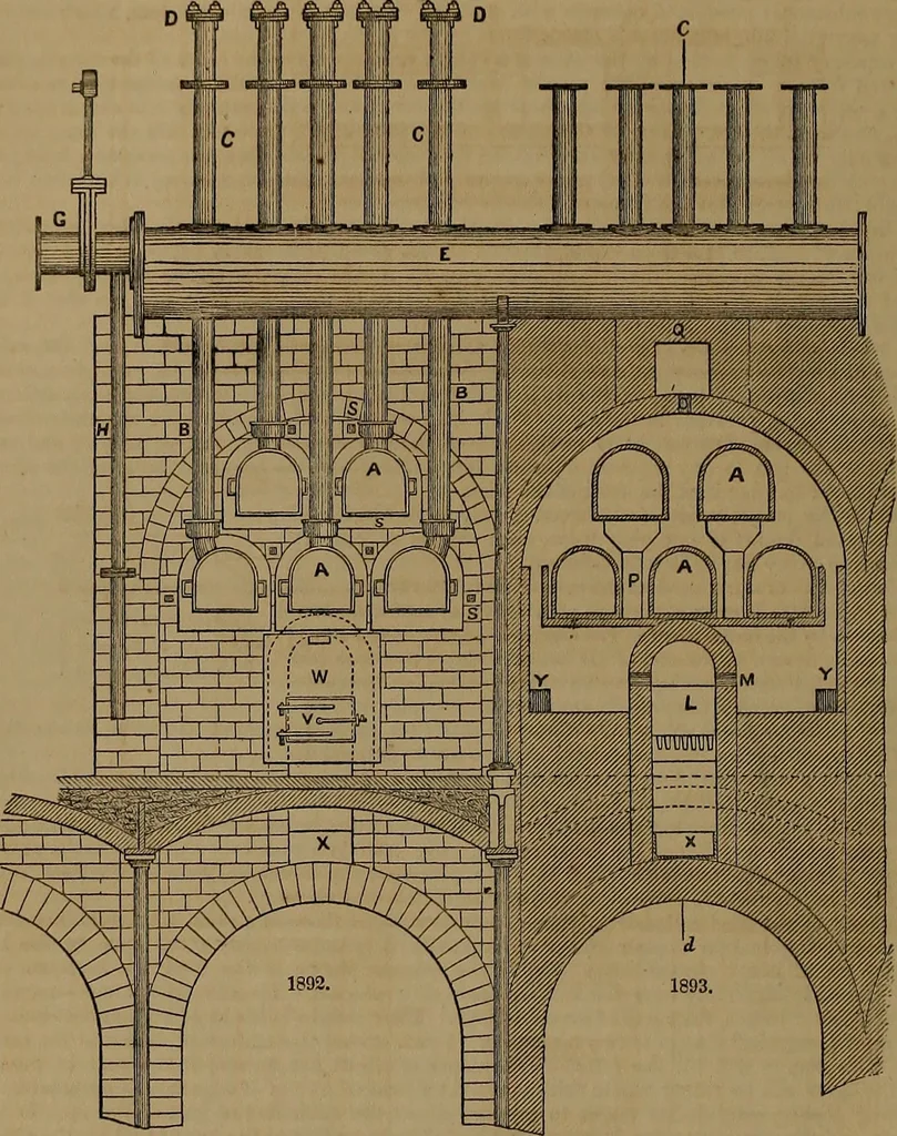 An illustration from Appleton's dictionary of machines, mechanics, engine-work, and engineering, 1861, leaf 755