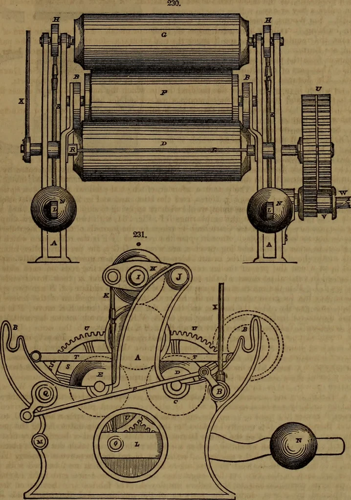 An illustration from Appleton's dictionary of machines, mechanics, engine-work, and engineering, 1861, leaf 82