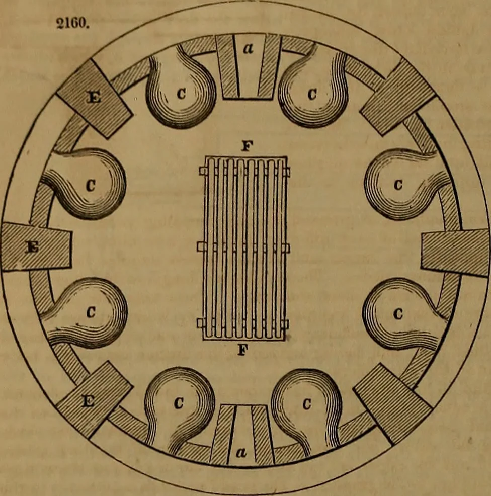 An illustration from Appleton's dictionary of machines, mechanics, engine-work, and engineering, 1861, leaf 907