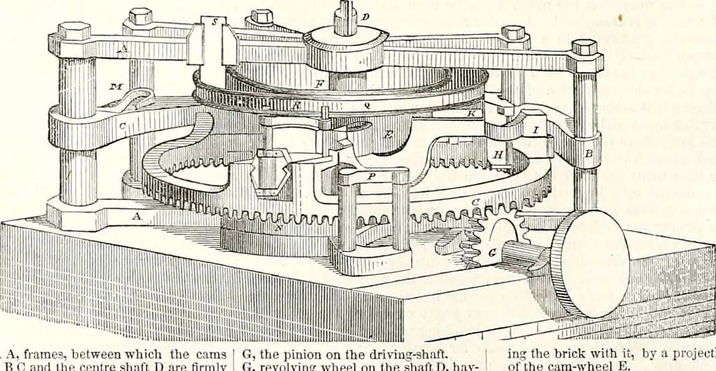 An illustration from Appleton's dictionary of machines, mechanics, engine-work, and engineering : illustrated with four thousand engravings on wood ; in two volumes, 1873, leaf 195