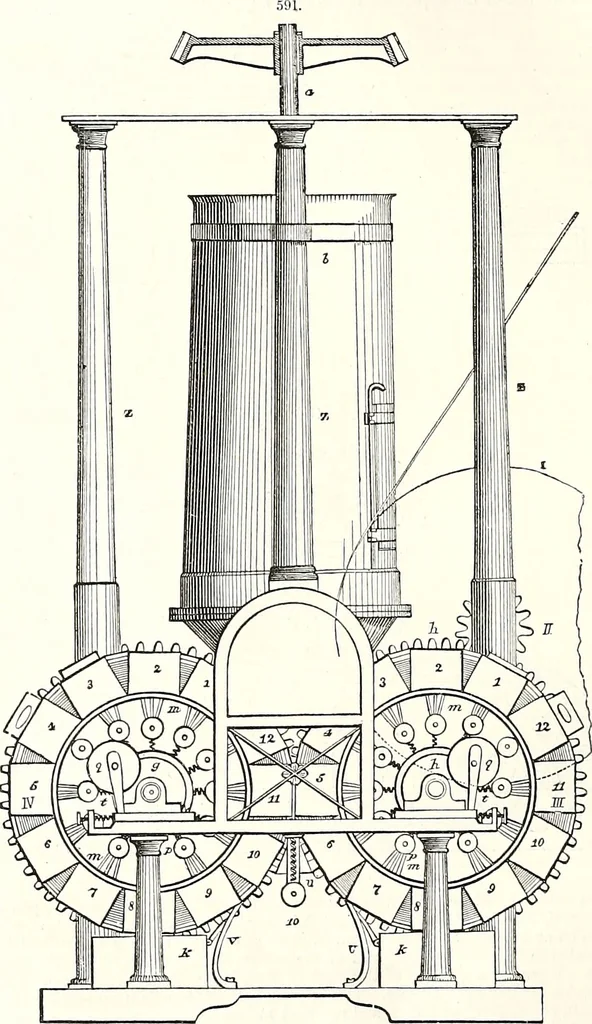An illustration from Appleton's dictionary of machines, mechanics, engine-work, and engineering : illustrated with four thousand engravings on wood ; in two volumes, 1873, leaf 199