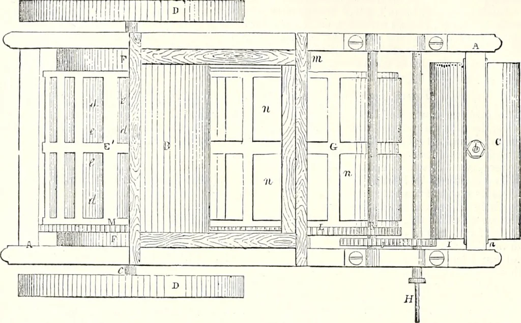 An illustration from Appleton's dictionary of machines, mechanics, engine-work, and engineering : illustrated with four thousand engravings on wood ; in two volumes, 1873, leaf 205