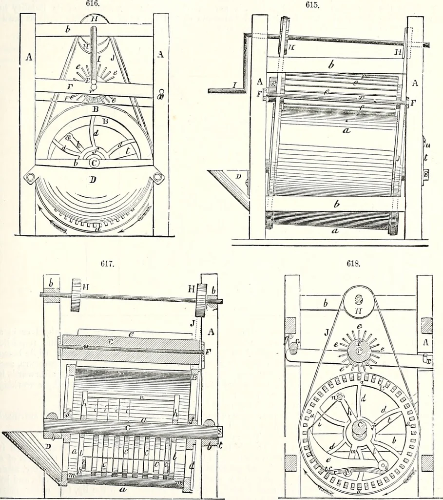 An illustration from Appleton's dictionary of machines, mechanics, engine-work, and engineering : illustrated with four thousand engravings on wood ; in two volumes, 1873, leaf 208