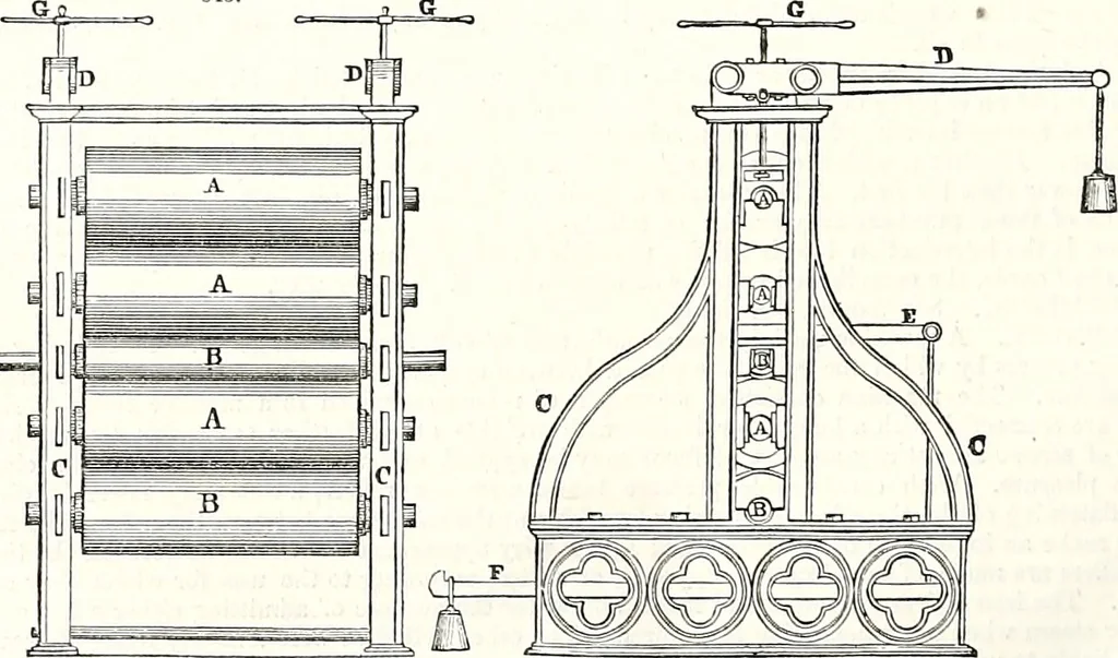 An illustration from Appleton's dictionary of machines, mechanics, engine-work, and engineering : illustrated with four thousand engravings on wood ; in two volumes, 1873, leaf 227