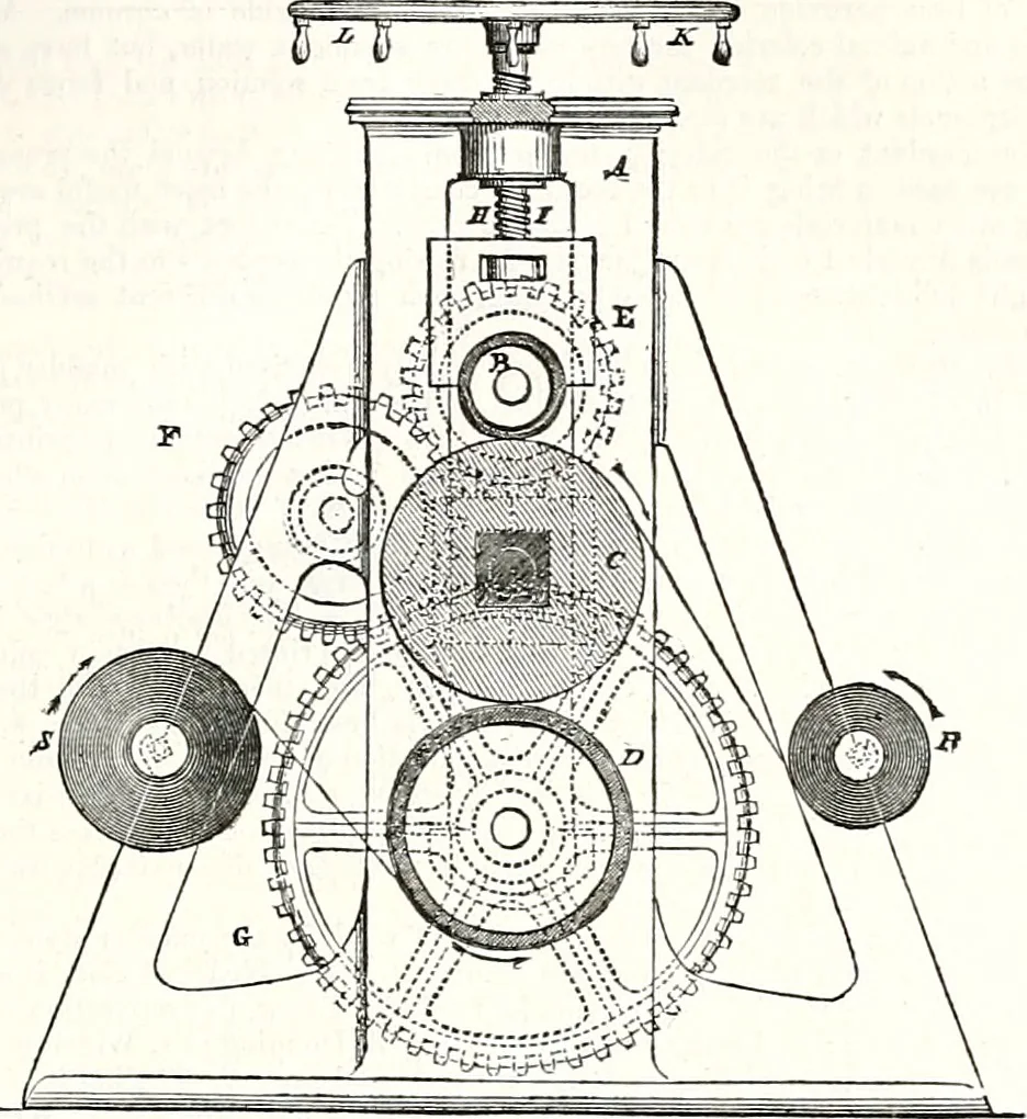 An illustration from Appleton's dictionary of machines, mechanics, engine-work, and engineering : illustrated with four thousand engravings on wood ; in two volumes, 1873, leaf 230
