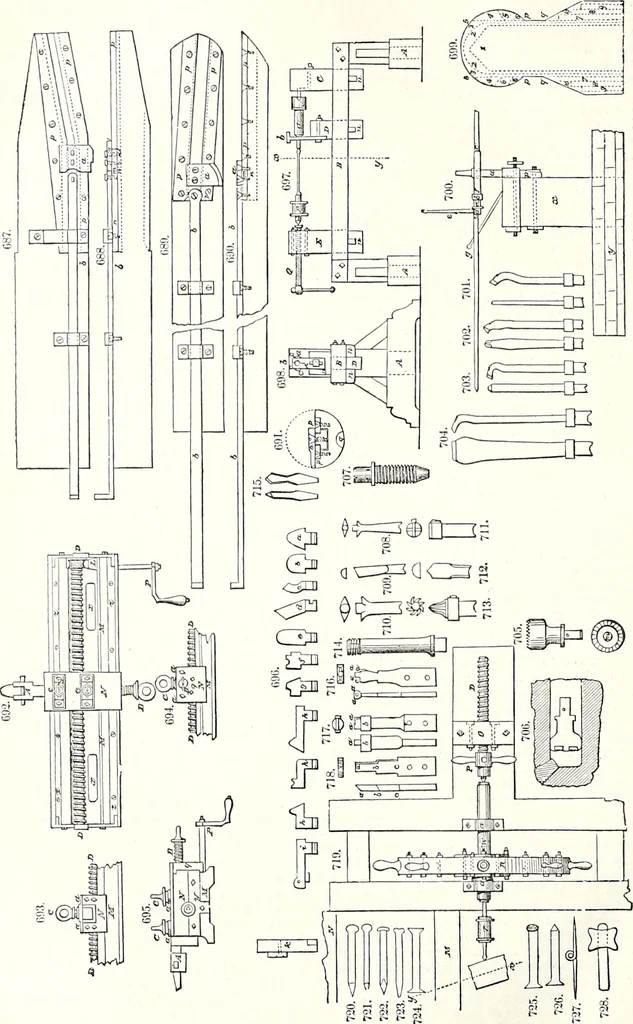 An illustration from Appleton's dictionary of machines, mechanics, engine-work, and engineering : illustrated with four thousand engravings on wood ; in two volumes, 1873, leaf 253