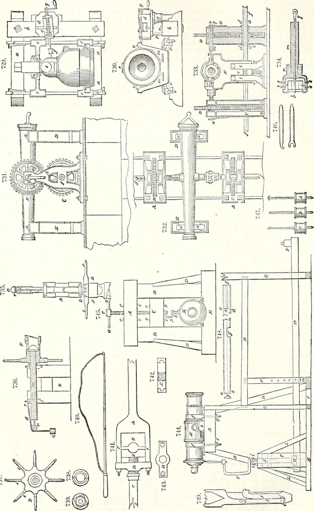 An illustration from Appleton's dictionary of machines, mechanics, engine-work, and engineering : illustrated with four thousand engravings on wood ; in two volumes, 1873, leaf 255