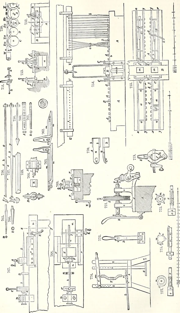 An illustration from Appleton's dictionary of machines, mechanics, engine-work, and engineering : illustrated with four thousand engravings on wood ; in two volumes, 1873, leaf 257