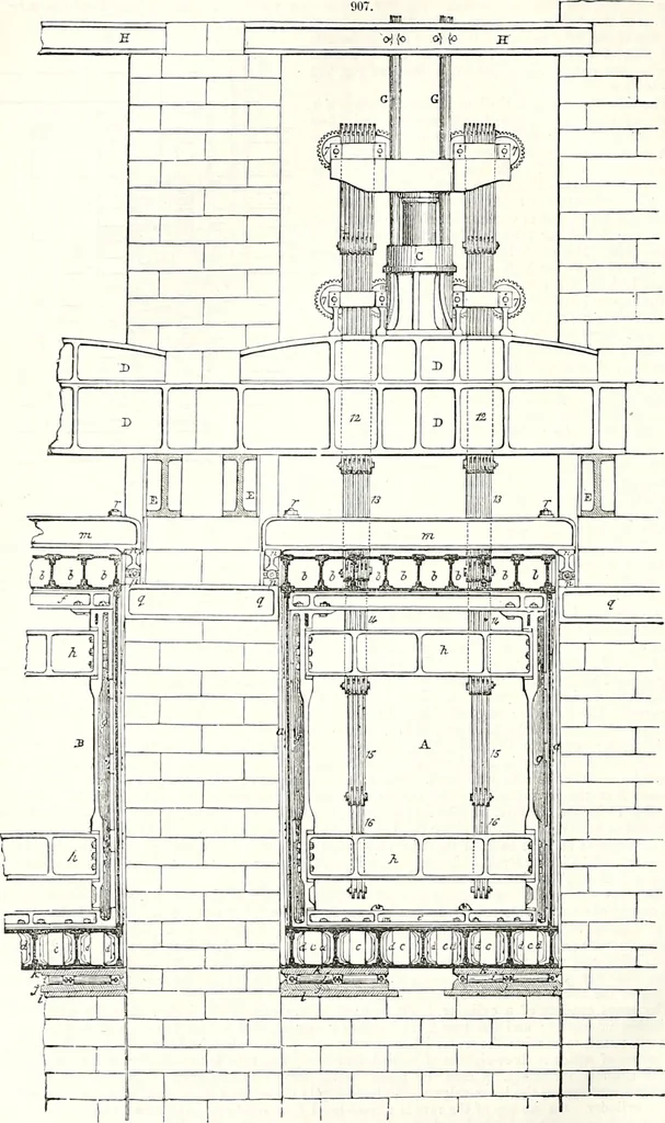 An illustration from Appleton's dictionary of machines, mechanics, engine-work, and engineering : illustrated with four thousand engravings on wood ; in two volumes, 1873, leaf 313