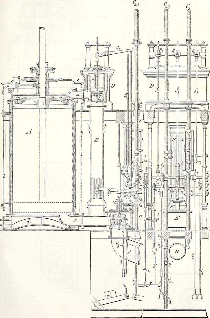 An illustration from Appleton's dictionary of machines, mechanics, engine-work, and engineering : illustrated with four thousand engravings on wood ; in two volumes, 1873, leaf 322