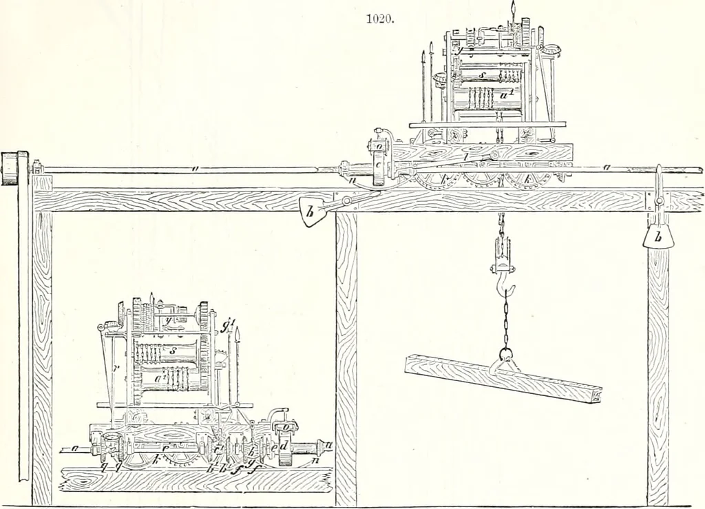 An illustration from Appleton's dictionary of machines, mechanics, engine-work, and engineering : illustrated with four thousand engravings on wood ; in two volumes, 1873, leaf 350