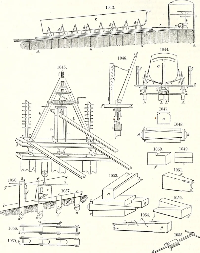 An illustration from Appleton's dictionary of machines, mechanics, engine-work, and engineering : illustrated with four thousand engravings on wood ; in two volumes, 1873, leaf 375