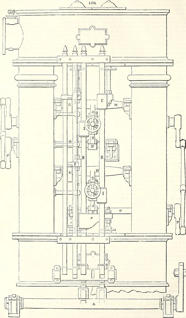 An illustration from Appleton's dictionary of machines, mechanics, engine-work, and engineering : illustrated with four thousand engravings on wood ; in two volumes, 1873, leaf 597