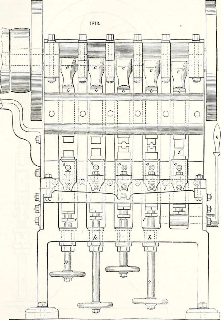 An illustration from Appleton's dictionary of machines, mechanics, engine-work, and engineering : illustrated with four thousand engravings on wood ; in two volumes, 1873, leaf 708