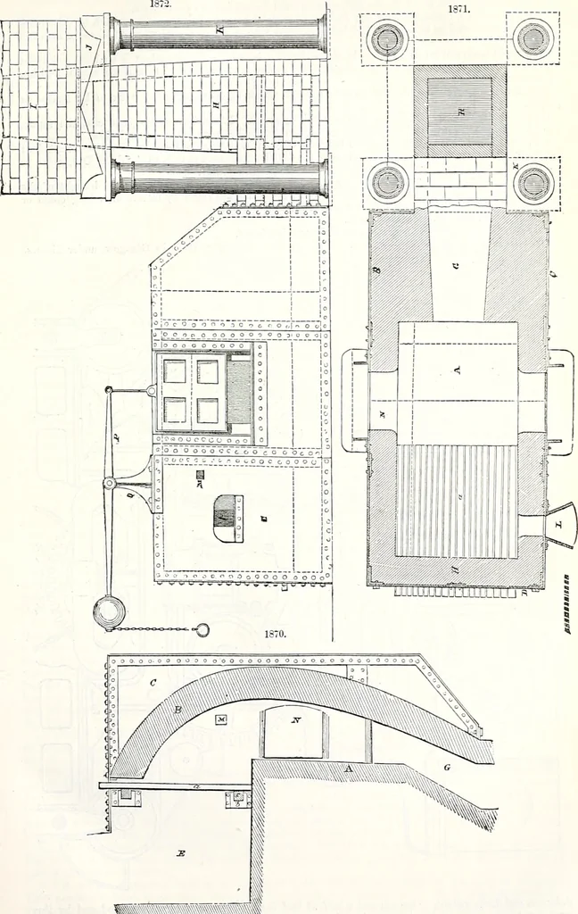 An illustration from Appleton's dictionary of machines, mechanics, engine-work, and engineering : illustrated with four thousand engravings on wood ; in two volumes, 1873, leaf 736