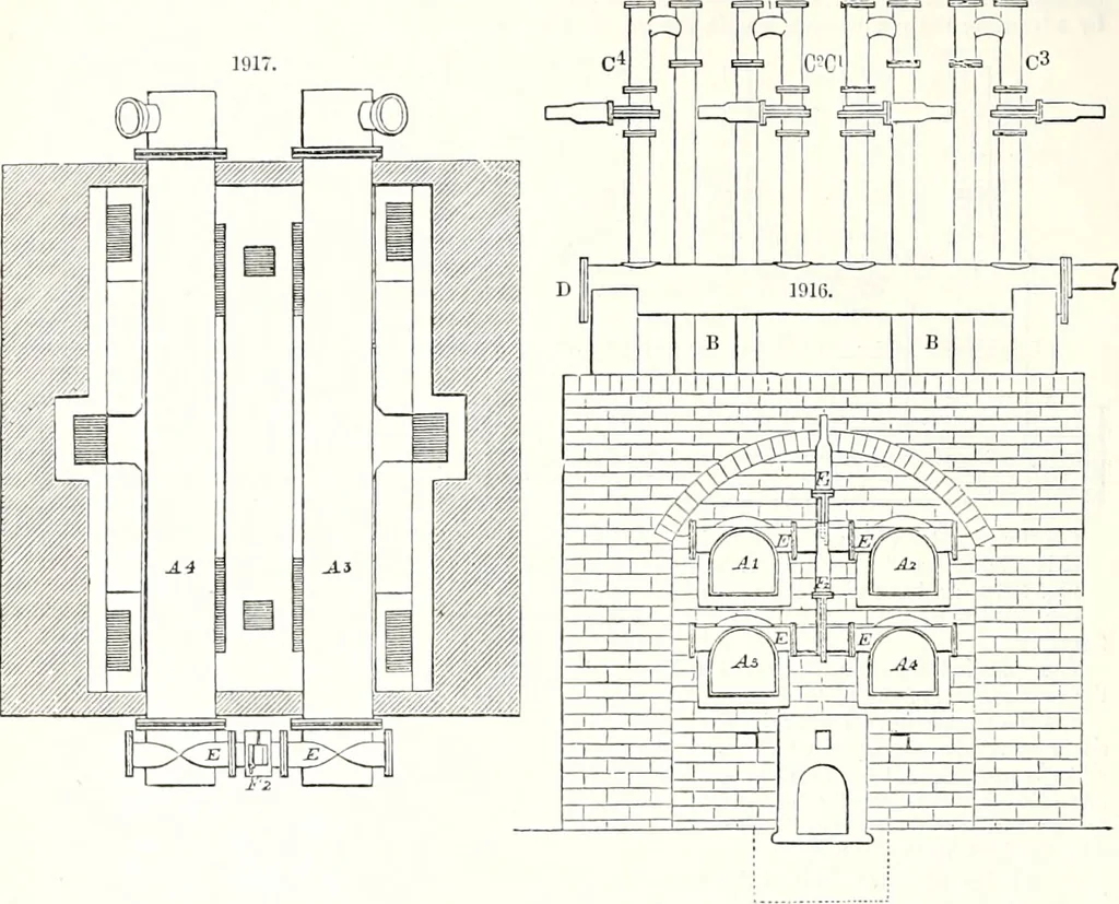 An illustration from Appleton's dictionary of machines, mechanics, engine-work, and engineering : illustrated with four thousand engravings on wood ; in two volumes, 1873, leaf 755
