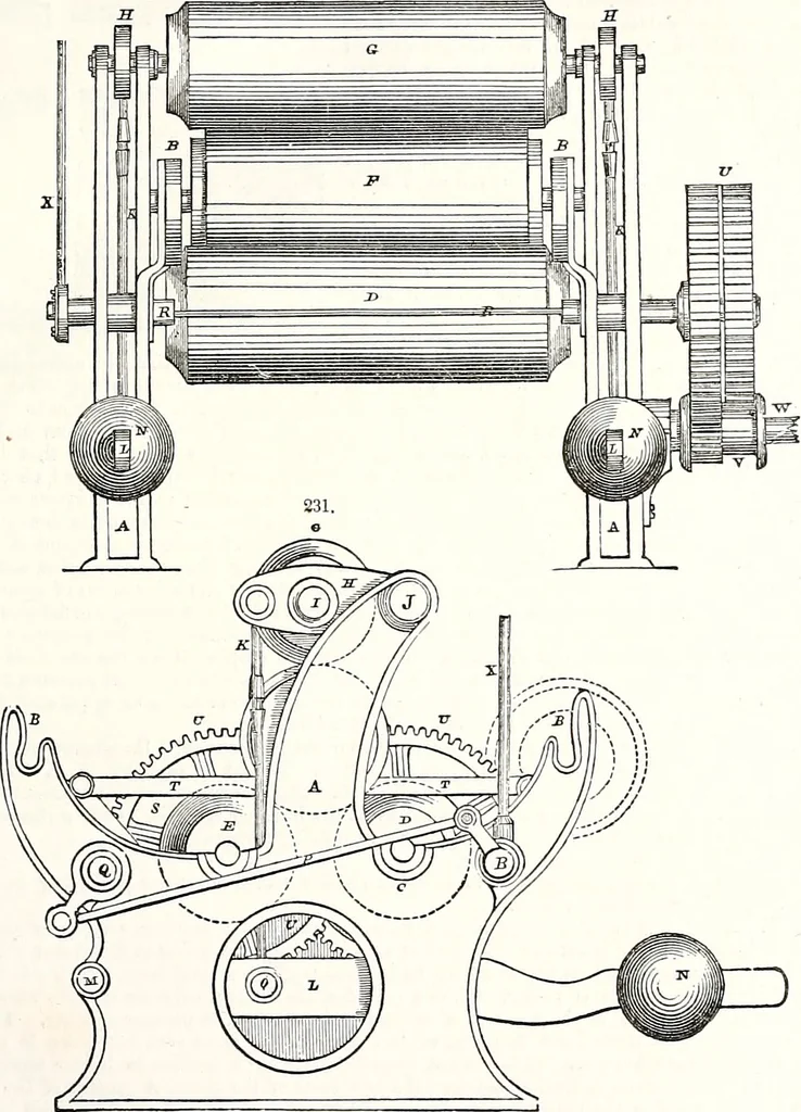 An illustration from Appleton's dictionary of machines, mechanics, engine-work, and engineering : illustrated with four thousand engravings on wood ; in two volumes, 1873, leaf 80