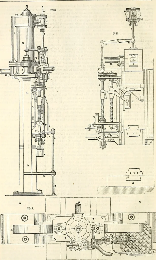 An illustration from Appleton's dictionary of machines, mechanics, engine-work, and engineering : illustrated with four thousand engravings on wood ; in two volumes, 1873, leaf 11