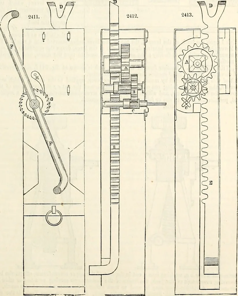 An illustration from Appleton's dictionary of machines, mechanics, engine-work, and engineering : illustrated with four thousand engravings on wood ; in two volumes, 1873, leaf 136