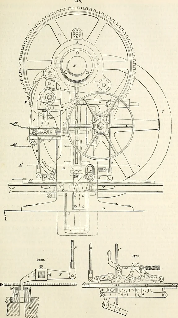 An illustration from Appleton's dictionary of machines, mechanics, engine-work, and engineering : illustrated with four thousand engravings on wood ; in two volumes, 1873, leaf 146