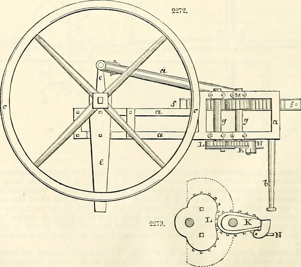 An illustration from Appleton's dictionary of machines, mechanics, engine-work, and engineering : illustrated with four thousand engravings on wood ; in two volumes, 1873, leaf 29