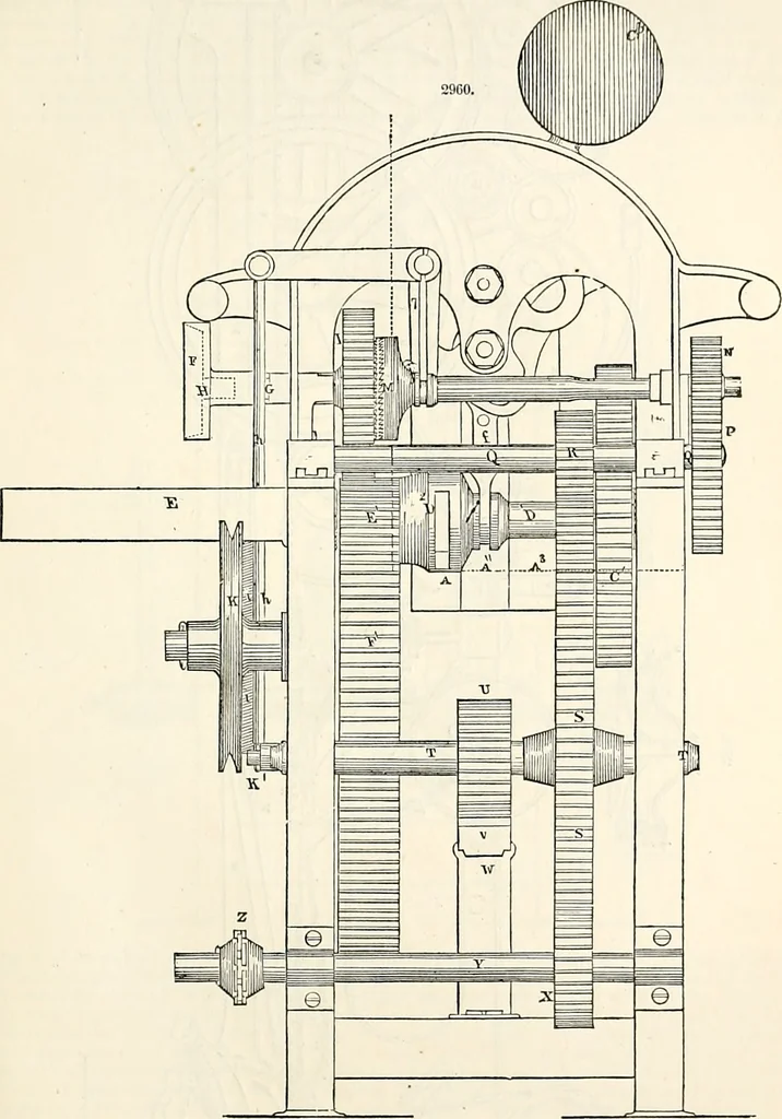 An illustration from Appleton's dictionary of machines, mechanics, engine-work, and engineering : illustrated with four thousand engravings on wood ; in two volumes, 1873, leaf 442