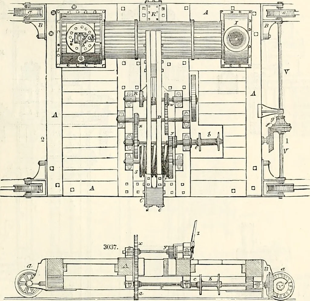 An illustration from Appleton's dictionary of machines, mechanics, engine-work, and engineering : illustrated with four thousand engravings on wood ; in two volumes, 1873, leaf 484