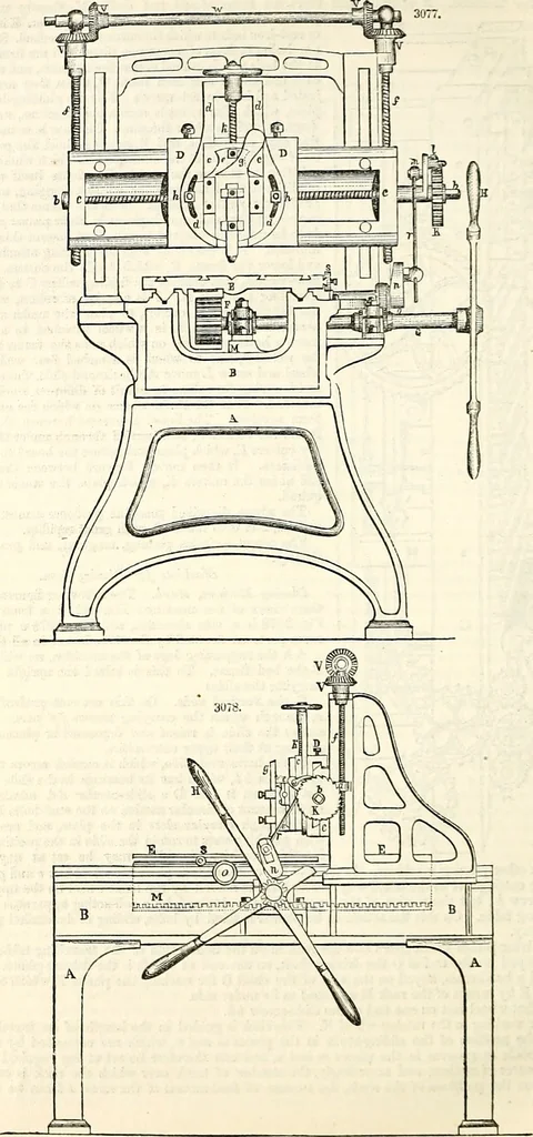 An illustration from Appleton's dictionary of machines, mechanics, engine-work, and engineering : illustrated with four thousand engravings on wood ; in two volumes, 1873, leaf 509