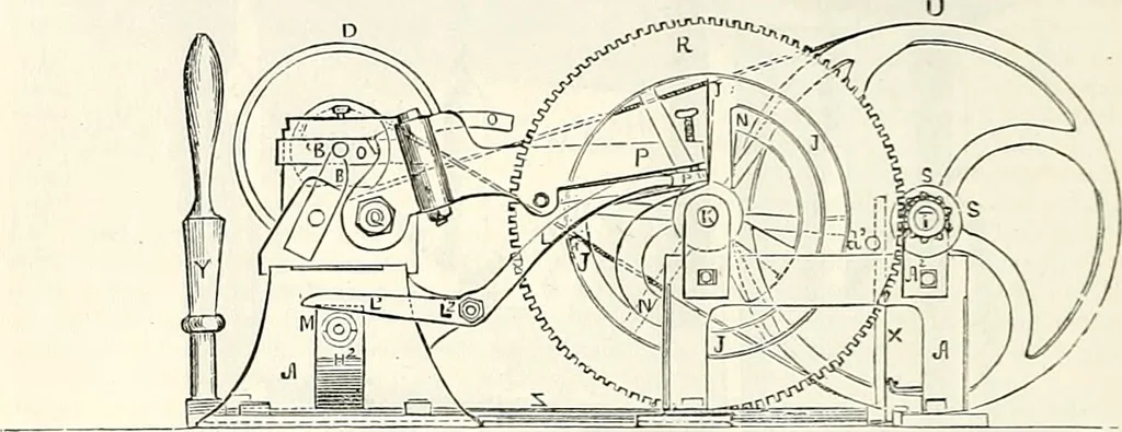 An illustration from Appleton's dictionary of machines, mechanics, engine-work, and engineering : illustrated with four thousand engravings on wood ; in two volumes, 1873, leaf 593