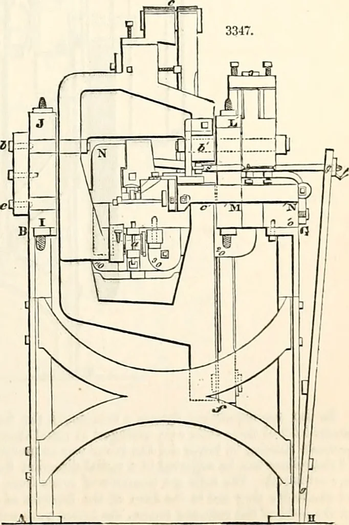 An illustration from Appleton's dictionary of machines, mechanics, engine-work, and engineering : illustrated with four thousand engravings on wood ; in two volumes, 1873, leaf 654