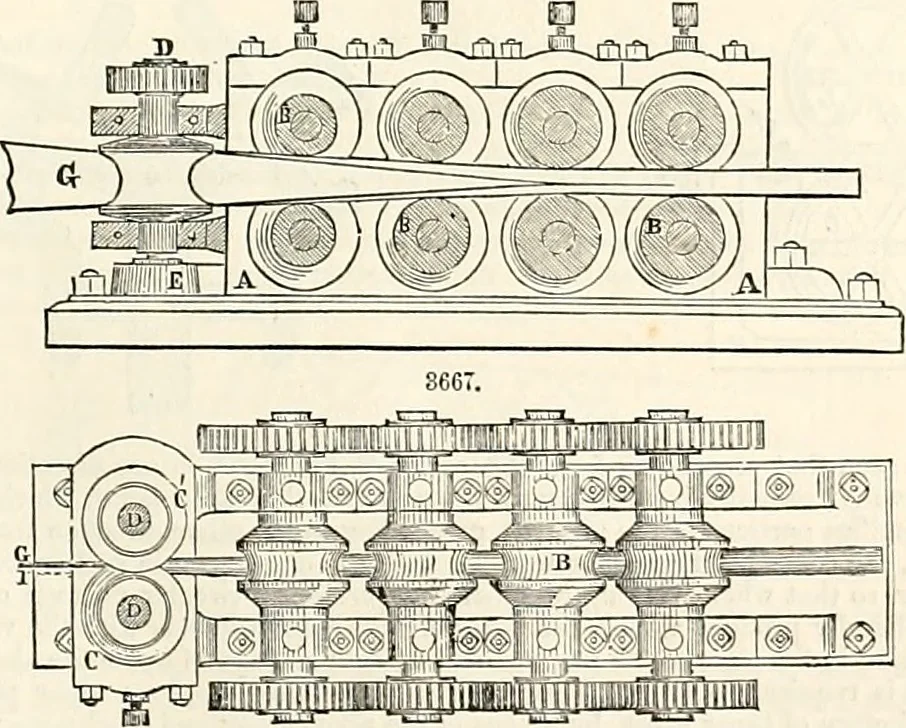 An illustration from Appleton's dictionary of machines, mechanics, engine-work, and engineering : illustrated with four thousand engravings on wood ; in two volumes, 1873, leaf 786