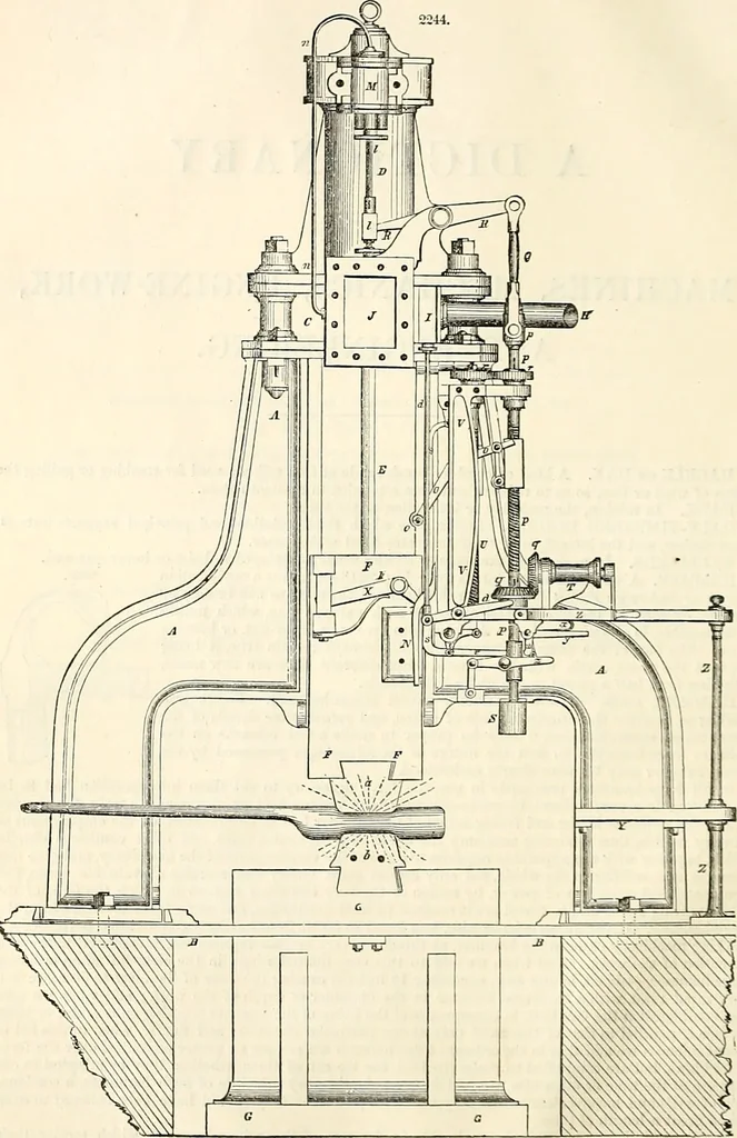 An illustration from Appleton's dictionary of machines, mechanics, engine-work, and engineering : illustrated with four thousand engravings on wood ; in two volumes, 1873, leaf 9