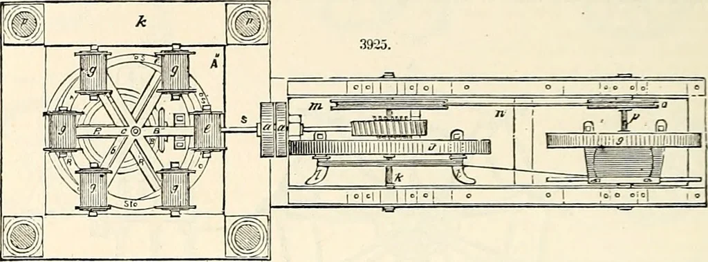 An illustration from Appleton's dictionary of machines, mechanics, engine-work, and engineering : illustrated with four thousand engravings on wood ; in two volumes, 1873, leaf 921