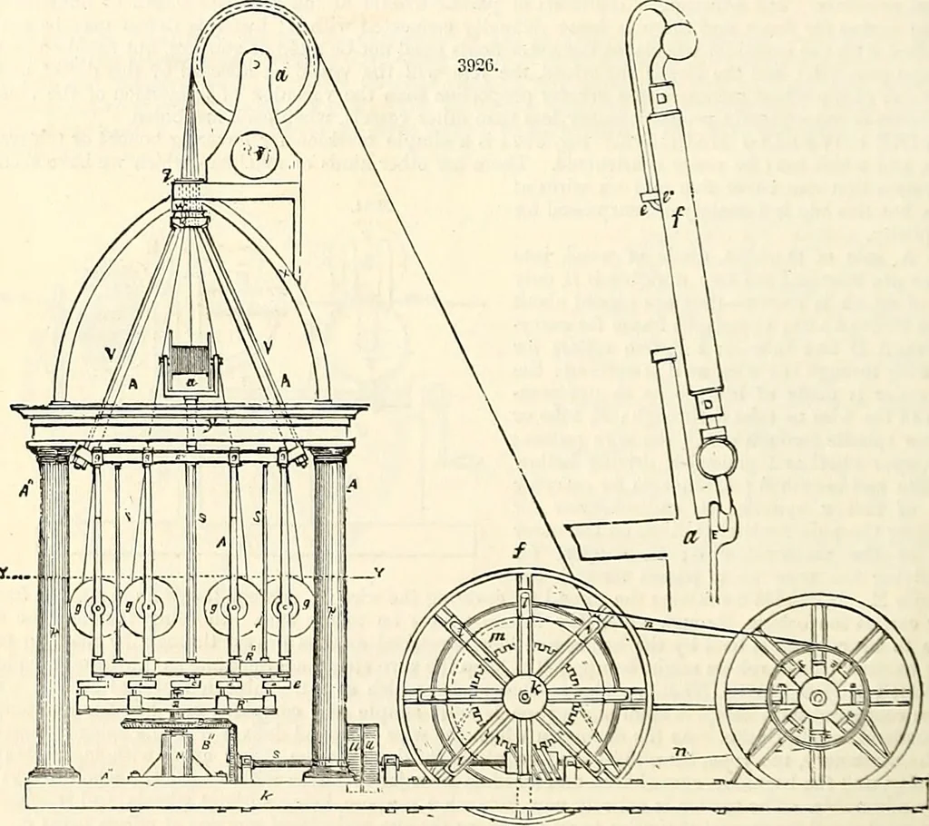 An illustration from Appleton's dictionary of machines, mechanics, engine-work, and engineering : illustrated with four thousand engravings on wood ; in two volumes, 1873, leaf 921