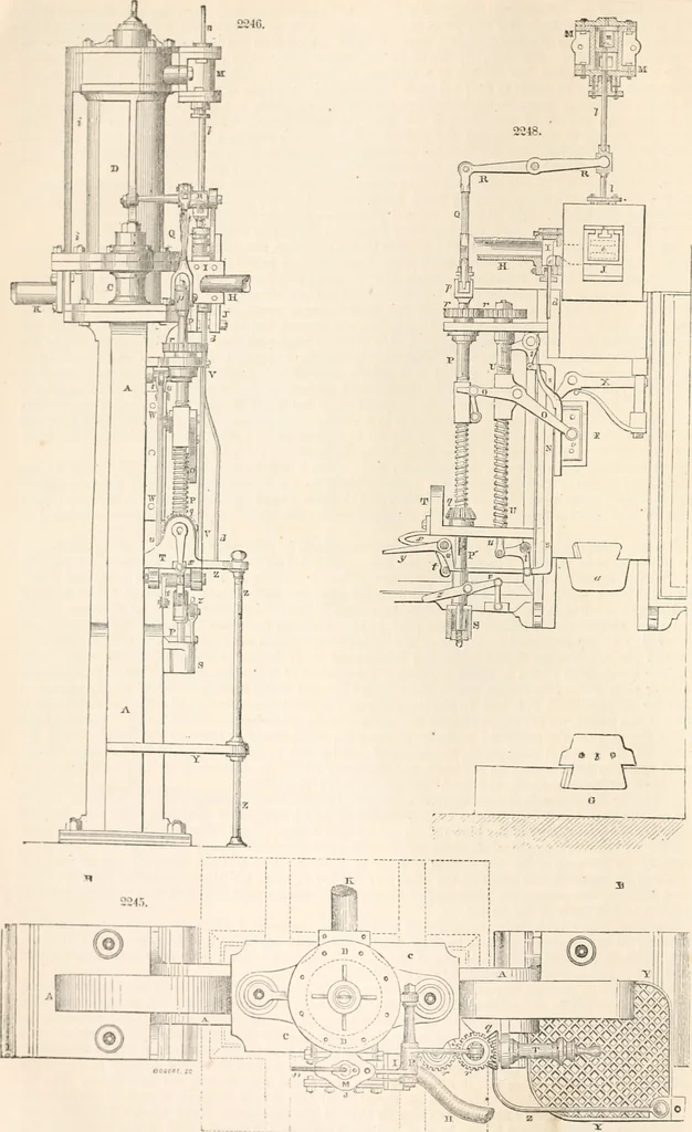 An illustration from Appleton's dictionary of machines, mechanics, engine-work, and engineering, 1869, leaf 13