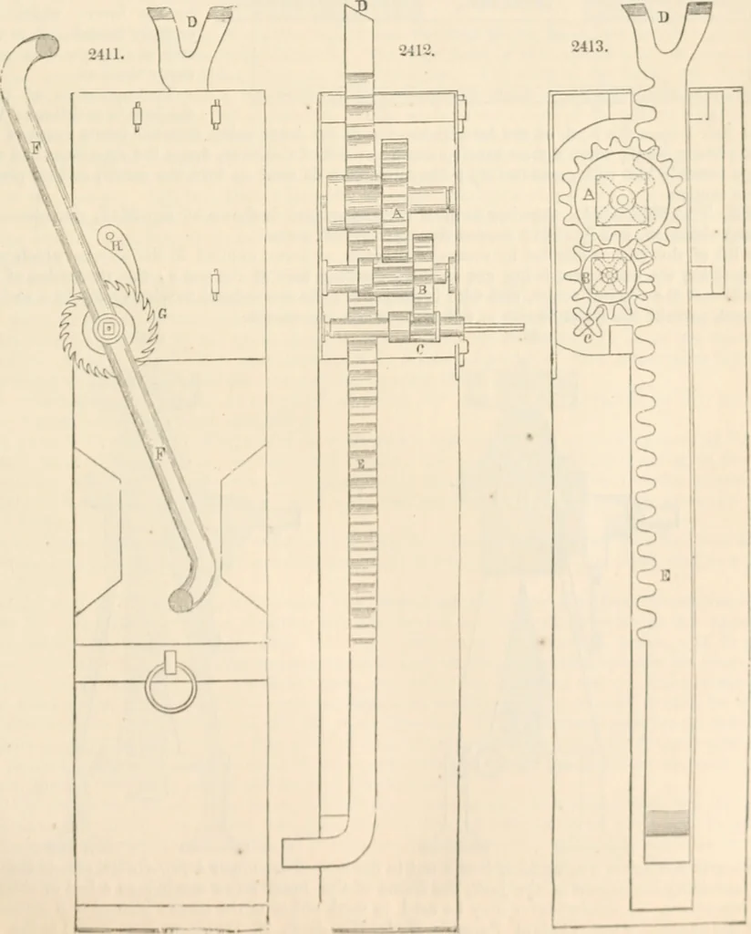 An illustration from Appleton's dictionary of machines, mechanics, engine-work, and engineering, 1869, leaf 138