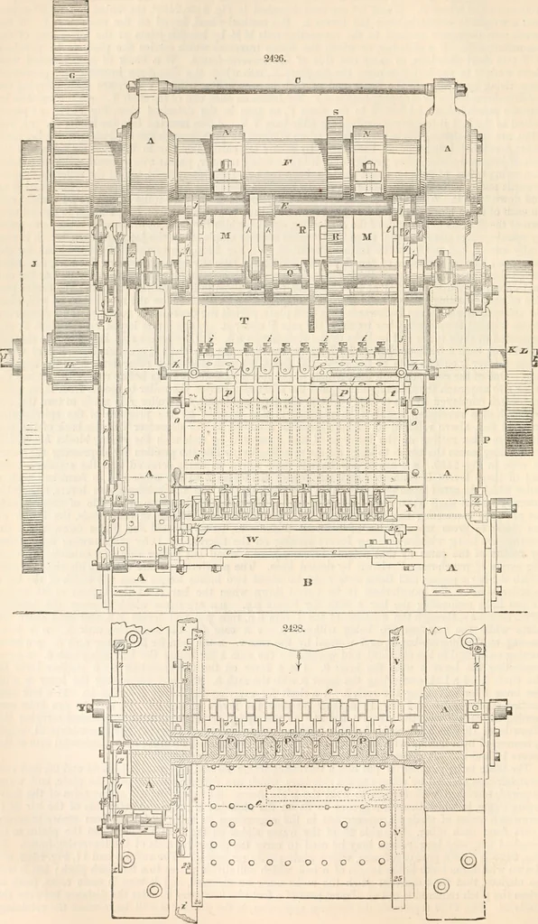 An illustration from Appleton's dictionary of machines, mechanics, engine-work, and engineering, 1869, leaf 147