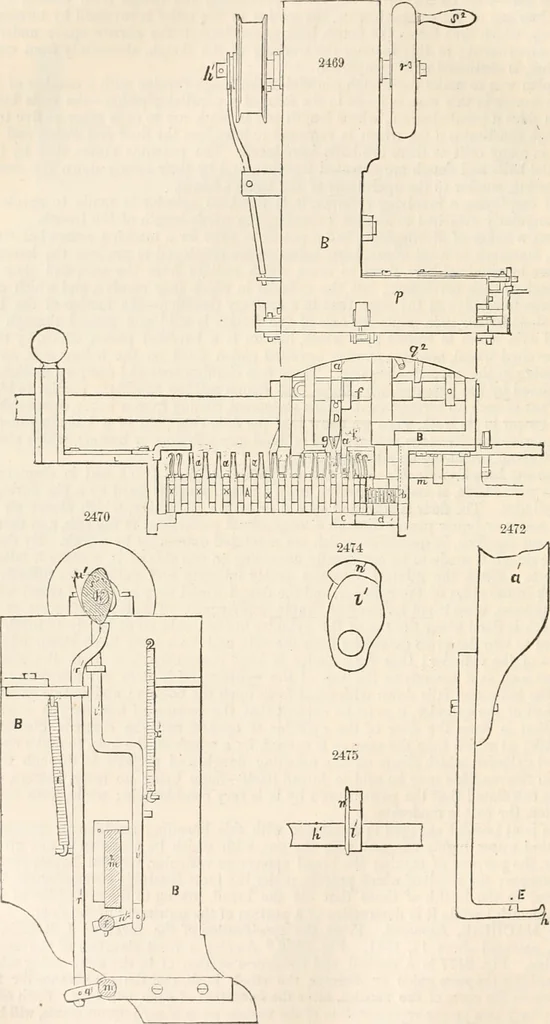 An illustration from Appleton's dictionary of machines, mechanics, engine-work, and engineering, 1869, leaf 165