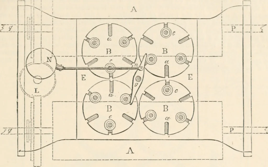 An illustration from Appleton's dictionary of machines, mechanics, engine-work, and engineering, 1869, leaf 22