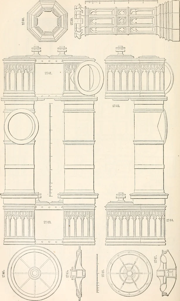 An illustration from Appleton's dictionary of machines, mechanics, engine-work, and engineering, 1869, leaf 357