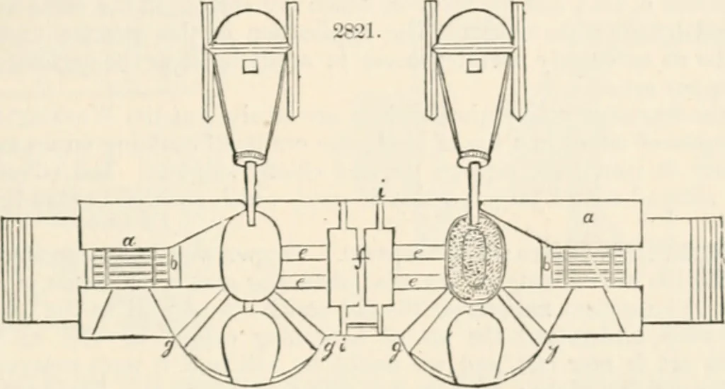 An illustration from Appleton's dictionary of machines, mechanics, engine-work, and engineering, 1869, leaf 410
